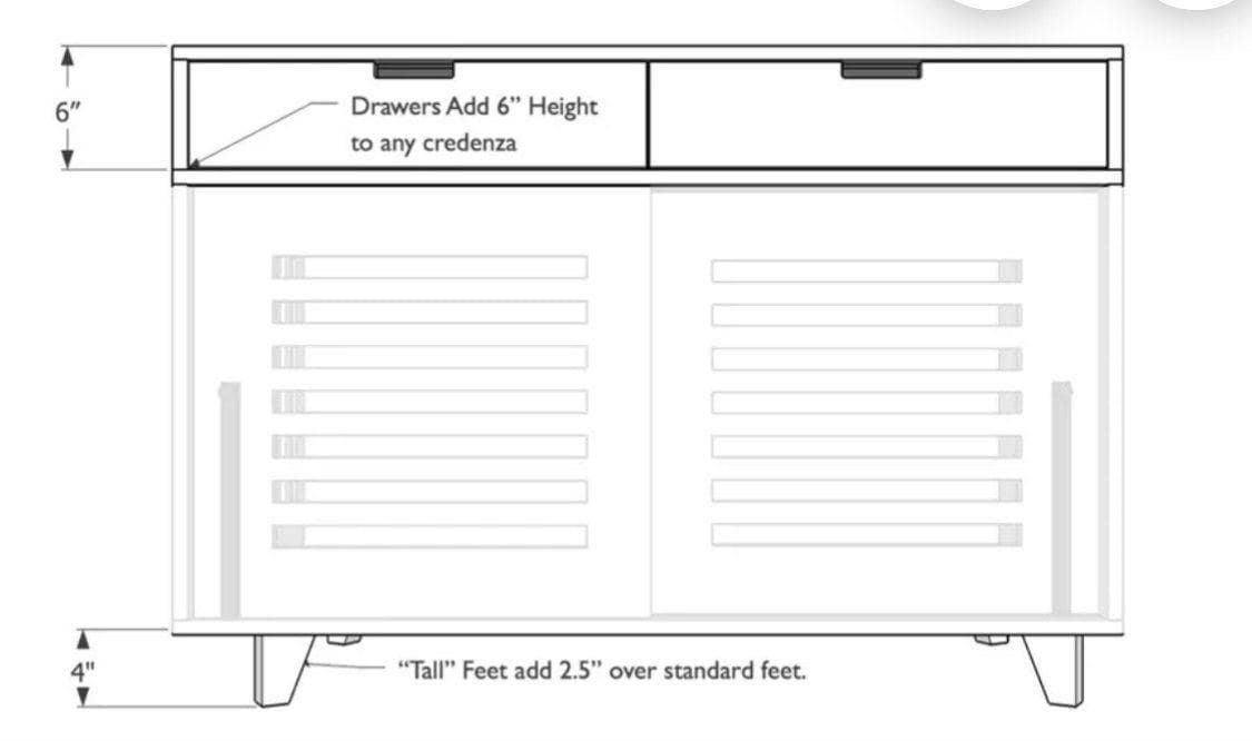 Modern Wooden Double Dog Crate Furniture with Drawers – 60” Wide Handmade Pet House