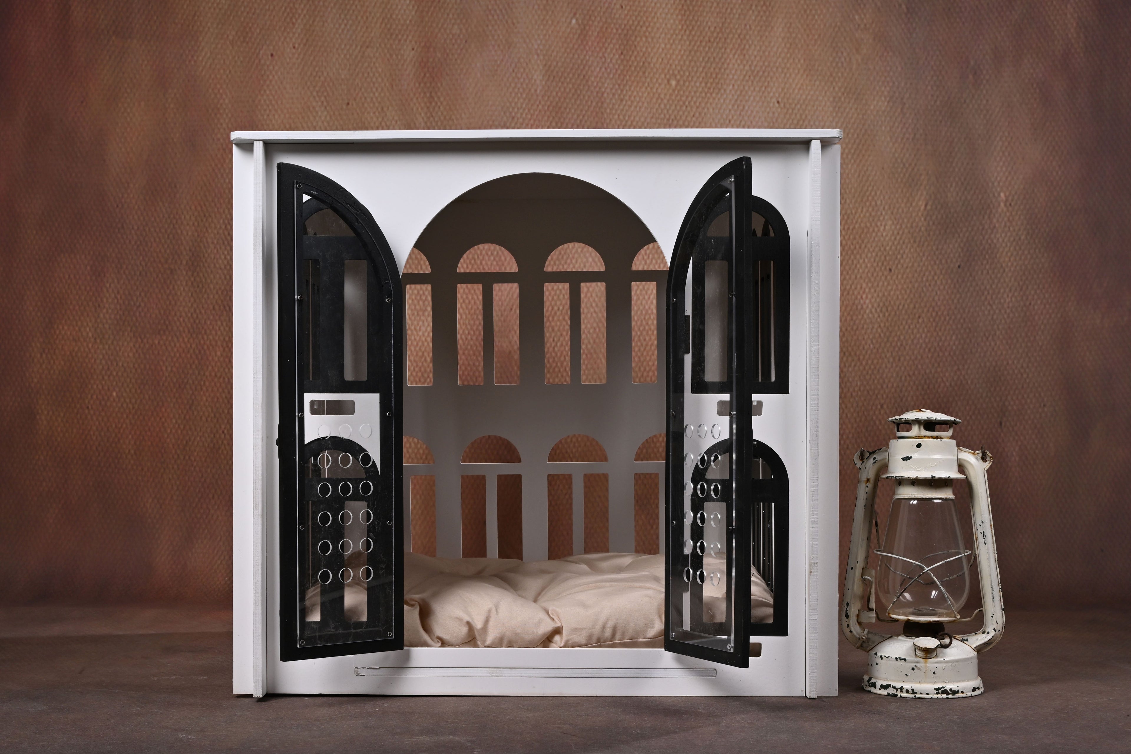 Miami Modern Wooden Dog Crate