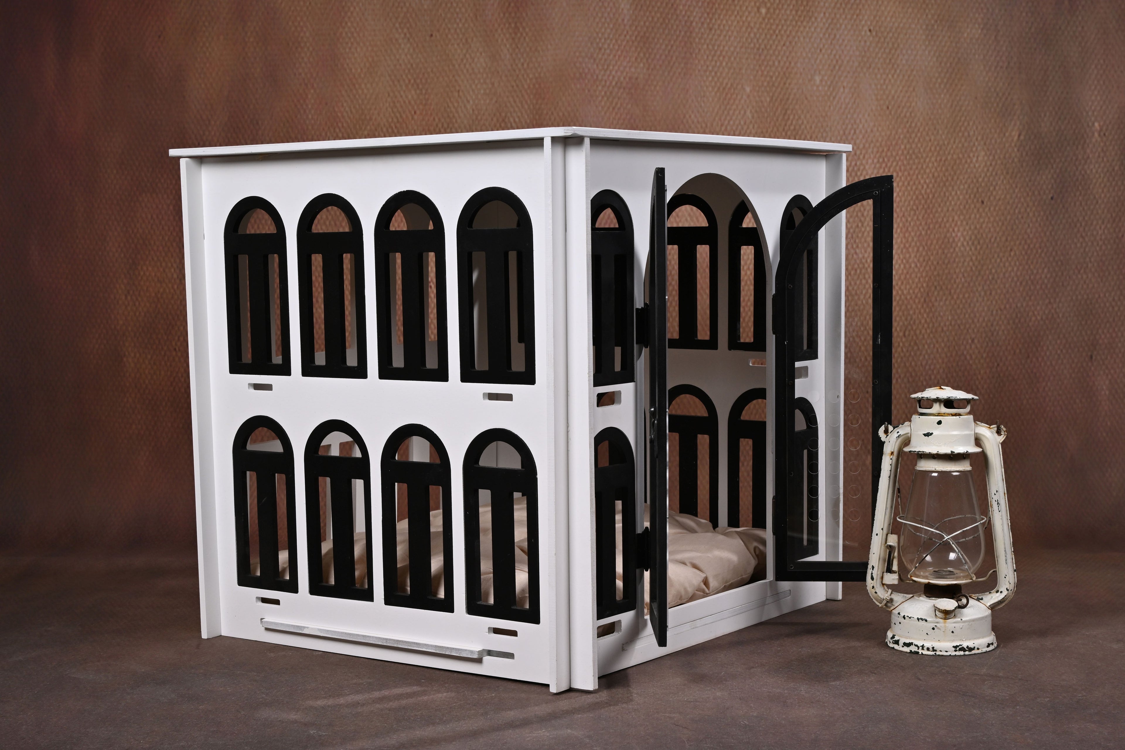 Miami Modern Wooden Dog Crate