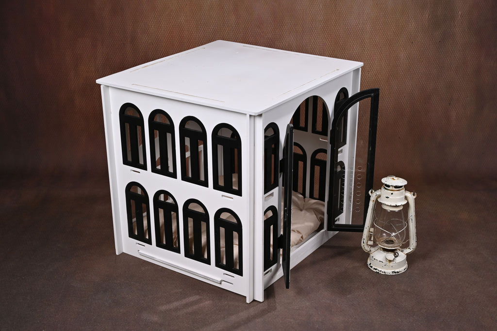 Miami Modern Wooden Dog Crate