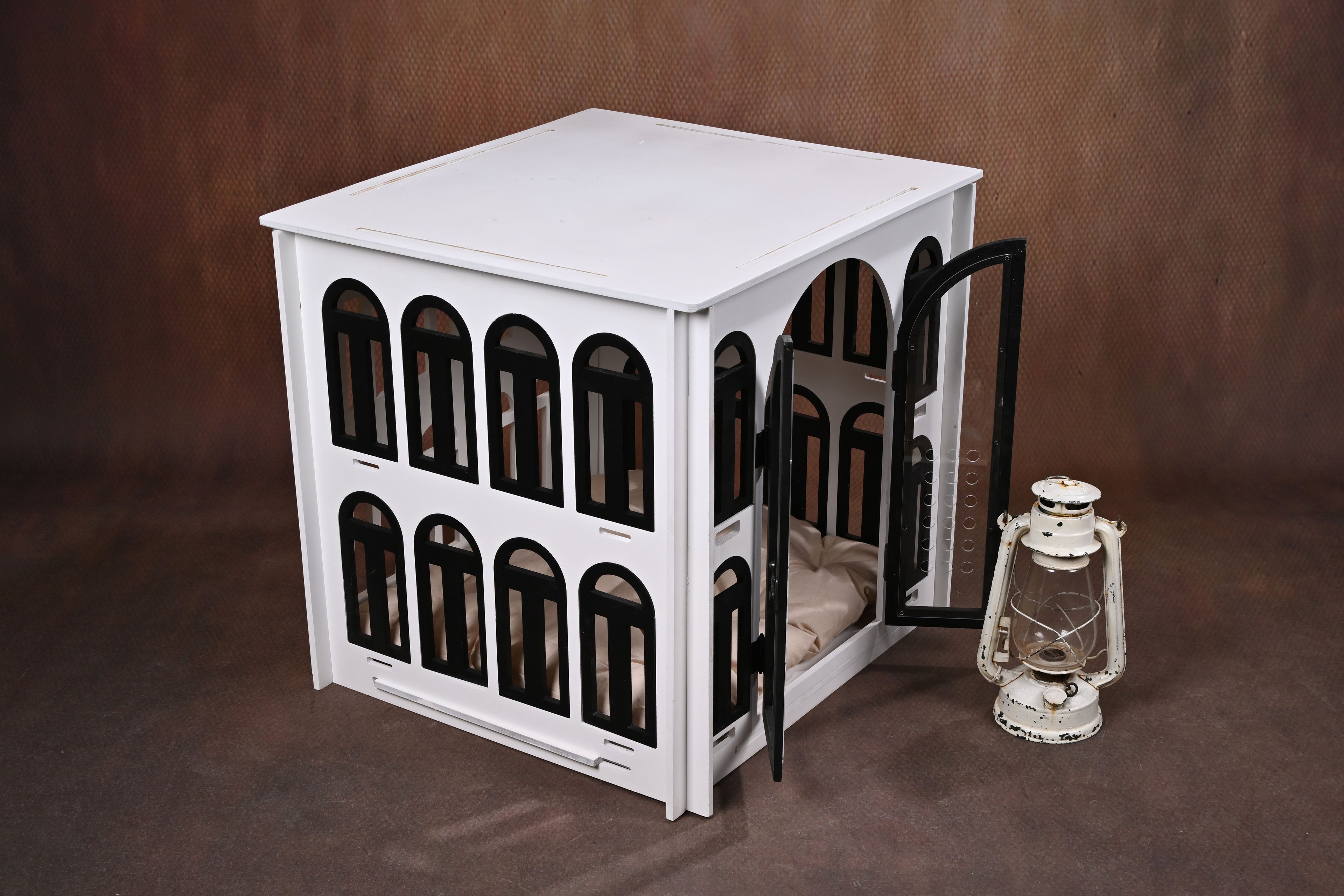 Miami Modern Wooden Dog Crate