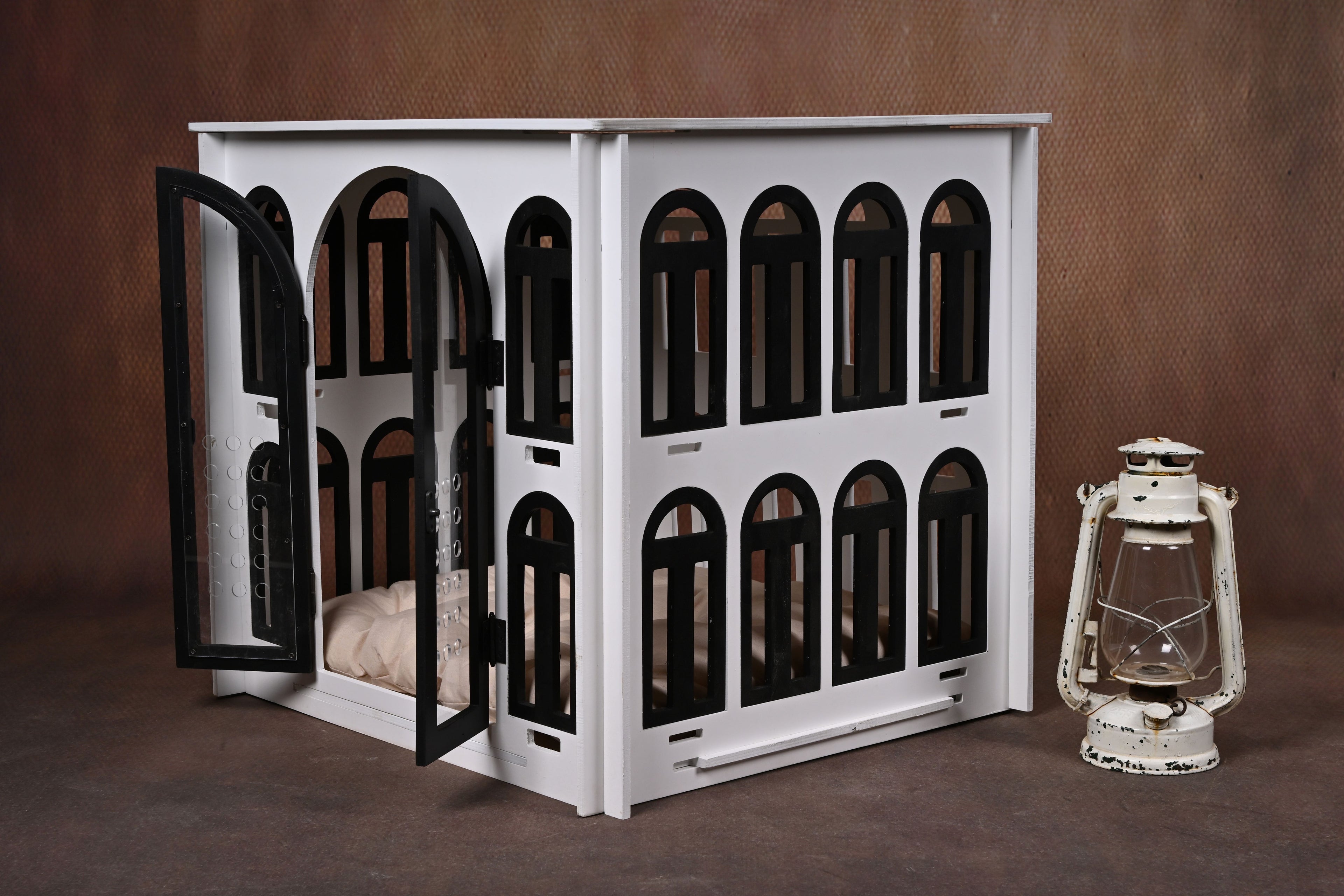 Miami Modern Wooden Dog Crate