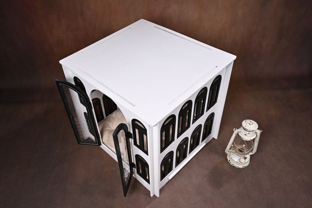 Miami Modern Wooden Dog Crate