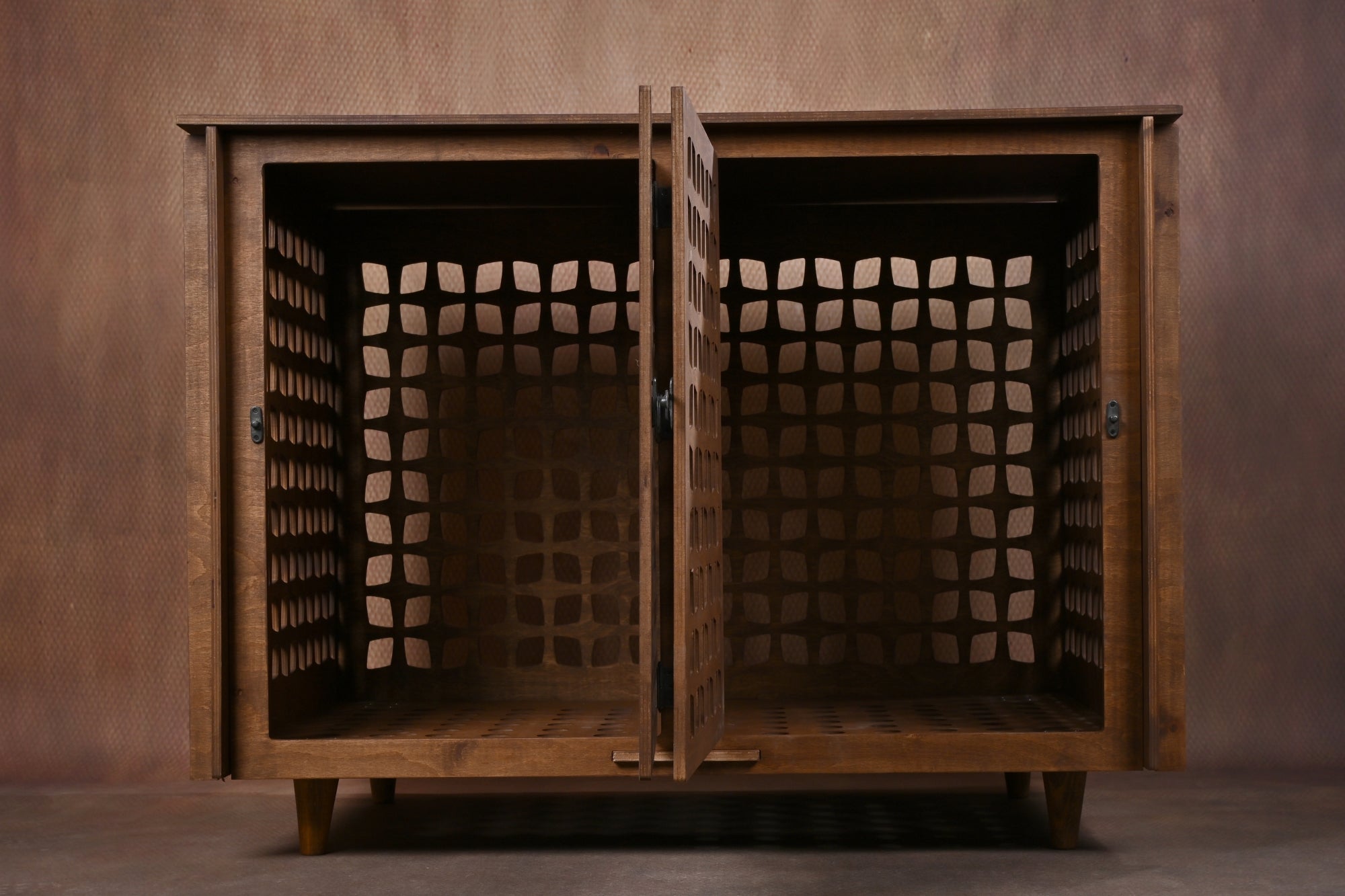 Removable Divider Wooden Dog Crate | TOLOTUN Pet House