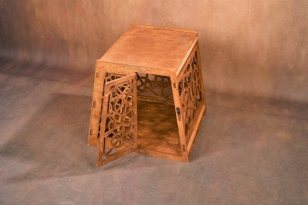 Decorative Wooden Indoor Dog Crate